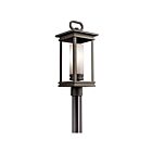 Kichler 49478RZ 1-Light Rubbed Bronze 100W Outdoor Post Light