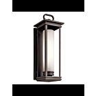 Kichler 49499RZ 2-Lights Rubbed Bronze 60W Outdoor Wall Light