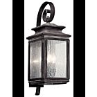 Kichler 49503WZC 4-Lights Weathered Zinc 60W Outdoor Wall Light