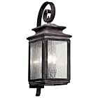 Kichler 49503WZC 4-Lights Weathered Zinc 60W Outdoor Wall Light