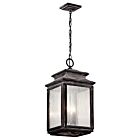 Kichler 49505WZC 4-Lights Weathered Zinc 60W Outdoor Pendant