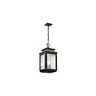 Kichler 49505WZC 4-Lights Weathered Zinc 60W Outdoor Pendant