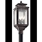 Kichler 49506WZC 4-Lights Weathered Zinc 60W Outdoor Post Light