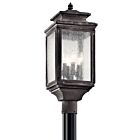 Kichler 49506WZC 4-Lights Weathered Zinc 60W Outdoor Post Light