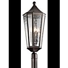 Kichler 49516OZ 4-Lights Olde Bronze 60W Outdoor Post Light