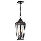 Kichler 49517OZ 4-Lights Olde Bronze 60W Outdoor Pendant