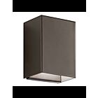 Kichler 49550AZLED 1-Light Architectural Bronze 8W LED Outdoor Wall Light