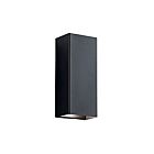 Kichler 49551BKTLED 2-Lights Textured Black 16W LED Outdoor Wall Light
