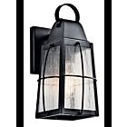 Kichler 49552BKT 1-Light Textured Black 75W Outdoor Wall Light