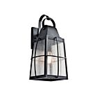 Kichler 49554BKT 1-Light Textured Black 150W Outdoor Wall Light