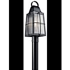 Kichler 49555BKT 1-Light Textured Black 150W Outdoor Post Light