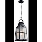 Kichler 49556BKT 1-Light Textured Black 150W Outdoor Pendant