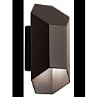 Kichler 49607AZTLED 1-Light Textured Architectural Bronze 8W LED Outdoor Wall Light