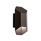 Kichler 49607AZTLED 1-Light Textured Architectural Bronze 8W LED Outdoor Wall Light