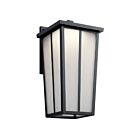 Kichler 49624BKTLED 1-Light Textured Black 17W LED Outdoor Wall Light