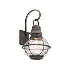 Kichler 49629WZC 1-Light Weathered Zinc 100W Outdoor Wall Light