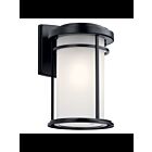 Kichler 49687BK 1-Light Black 100W Outdoor Wall Light