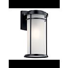 Kichler 49688BK 1-Light Black 150W Outdoor Wall Light