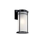 Kichler 49688BK 1-Light Black 150W Outdoor Wall Light