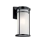 Kichler 49688BKL18 1-Light 10W Black Outdoor Wall Light