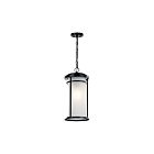 Kichler 49689BK 1-Light Black 150W Outdoor Pendant