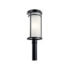 Kichler 49690BK 1-Light Black 150W Outdoor Post Mount