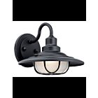 Kichler 49691BKT 1-Light Textured Black 75W Outdoor Wall Light