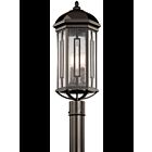 Kichler 49712OZ 3-Lights Olde Bronze 60W Outdoor Post Light