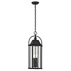 Kichler 49718BKT Harbor Row 4-Lights 240W Textured Black Lantern Pendant