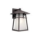 Kichler 49722WZC 1-Light Weathered Zinc 100W Outdoor Wall Light