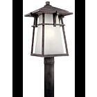 Kichler 49724WZC 1-Light Weathered Zinc 150W Outdoor Post Mount