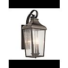 Kichler 49736OZ 2-Lights Olde Bronze 60W Outdoor Wall Light