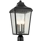 Kichler 49739BKT Forestdale 4-Lights 240W Textured Black Post Light