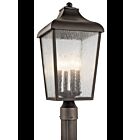 Kichler 49739OZ 4-Lights Olde Bronze 60W Outdoor Post Light