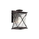 Kichler 49743WZC 1-Light Weathered Zinc 75W Outdoor Wall Light