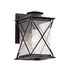 Kichler 49743WZCL18 1-Light Weathered Zinc 10W LED Outdoor Wall Light