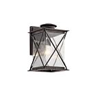 Kichler 49745WZC 1-Light Weathered Zinc 150W Outdoor Wall Light