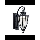 Kichler 49752BKTLED 1-Light Textured Black 15W LED Outdoor Wall Light