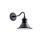 Kichler 49775BK 1-Light Black 100W Outdoor Wall Light
