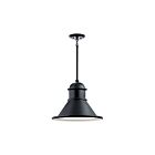 Kichler 49777BK 1-Light Black 150W Outdoor Pendant