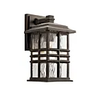 Kichler 49829OZ 1-Light Olde Bronze 75W Outdoor Wall Light