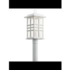 Kichler 49832WH 1-Light White 150W Outdoor Post Mount