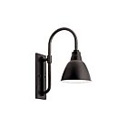 Kichler 49836BK 1-Light Black 150W Outdoor Wall Light