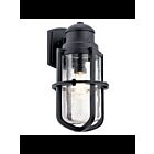 Kichler 49859BKT 1-Light Textured Black 150W Outdoor Wall Light