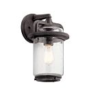 Kichler 49865WZC 1-Light Weathered Zinc 100W Outdoor Wall Light