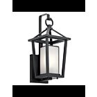 Kichler 49876BK 1-Light Black 75W Outdoor Wall Light