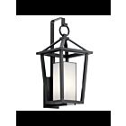 Kichler 49878BK 1-Light Black 150W Outdoor Wall Light