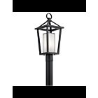 Kichler 49880BK 1-Light Black 150W Outdoor Post Light