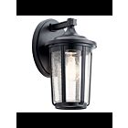 Kichler 49892BK 1-Light Black 60W Outdoor Wall Light