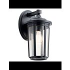 Kichler 49893BK 1-Light Black 75W Outdoor Wall Light